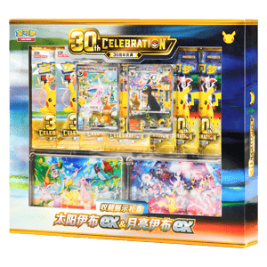 30ᵉ Anniversaire Simplified Chinese Mentali ex & Noctali ex Gift Box