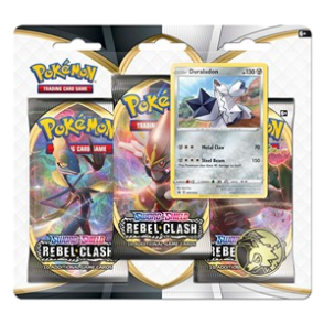 Blister 3-Pack de Clash des Rebelles: Duraludon