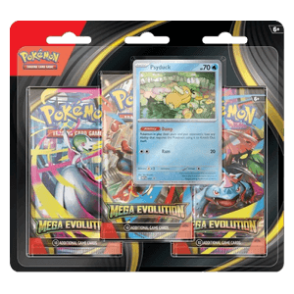 Blister 3-Pack de Méga-Évolution: Psykokwak