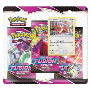 Blister 3-Pack de Poing de Fusion: Eevee