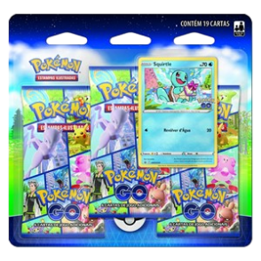 Blister 3-Pack de Pokémon GO: Carapuce