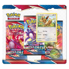 Blister 3-Pack de Styles de Combat: Eevee