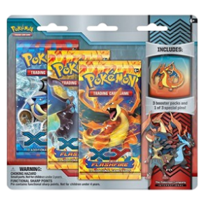 Blister 3-Pack de Étincelles: Mega Charizard Y Pin